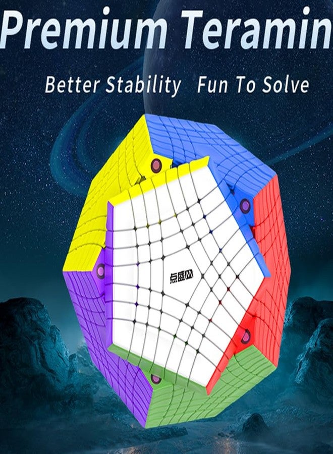 HELLOCUBE DianSheng Teraminx Stickerless Magnetic Cube 7x7x7 12 Sided Cube Gigaminx 7x7 Megaminx Speed Cube - Image 2